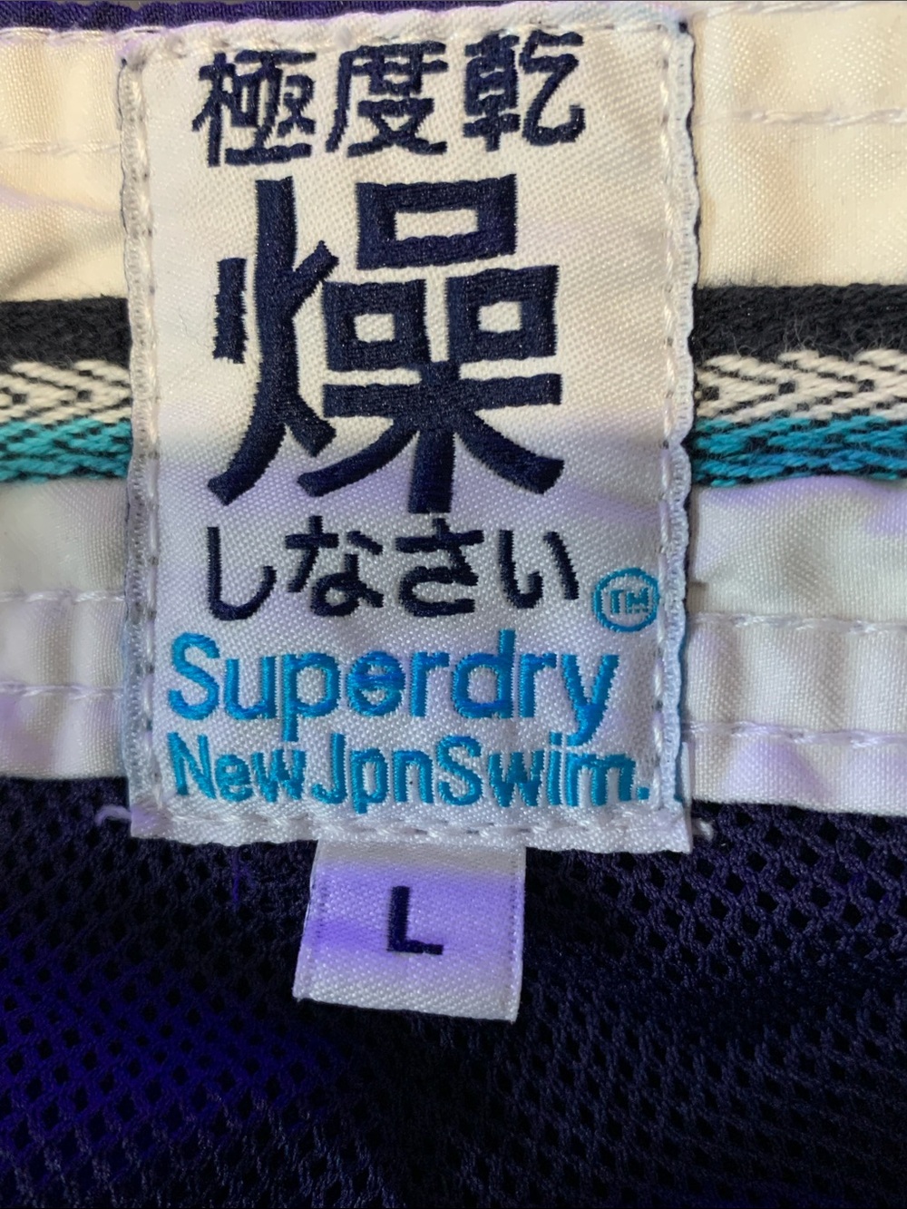Superdry Colorblock Navy, Royal Blue & Red Swim Shorts - Picture 6 of 6